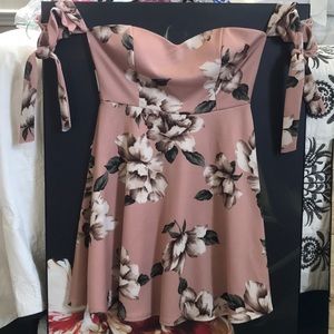 Pink Floral Dress